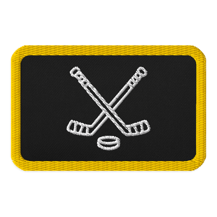 Crossed Sticks Hockey Patch product image (1)