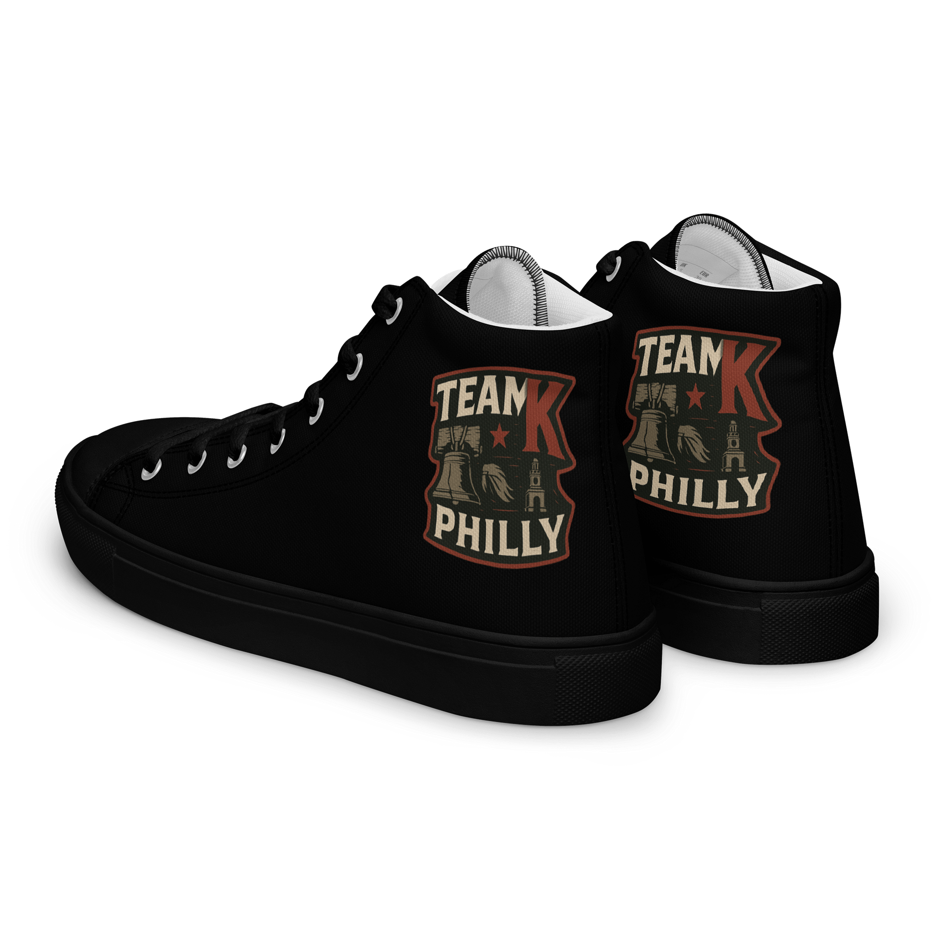 Team K Philly Women's High Top Canvas Shoes product image (5)