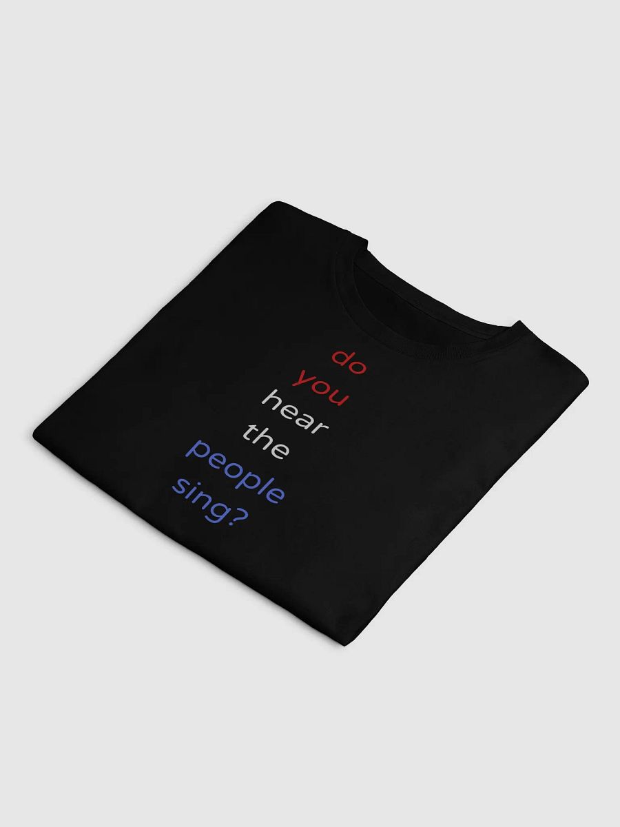 Do You Hear the People Sing Cropped Tee. product image (4)