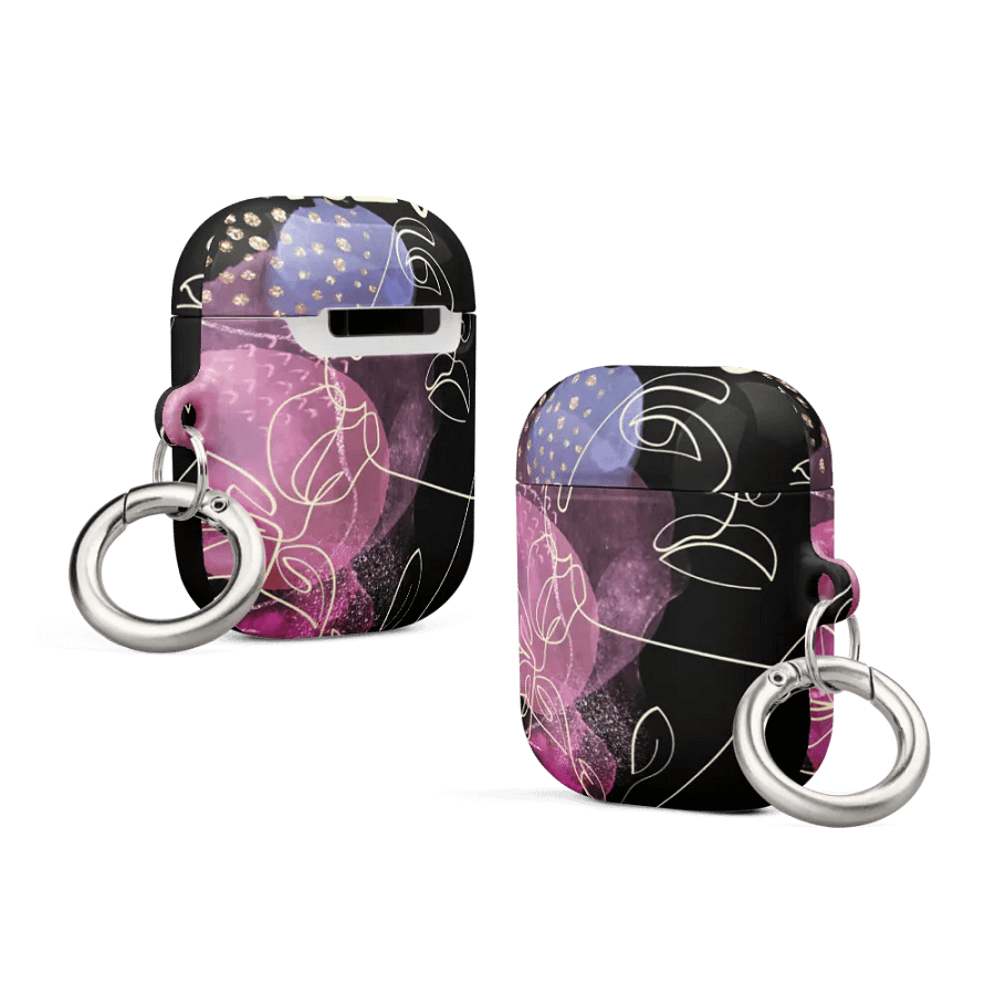 Whimsical Faces & Flora AirPods® Case gift for moms friends sons daughters product image (12)