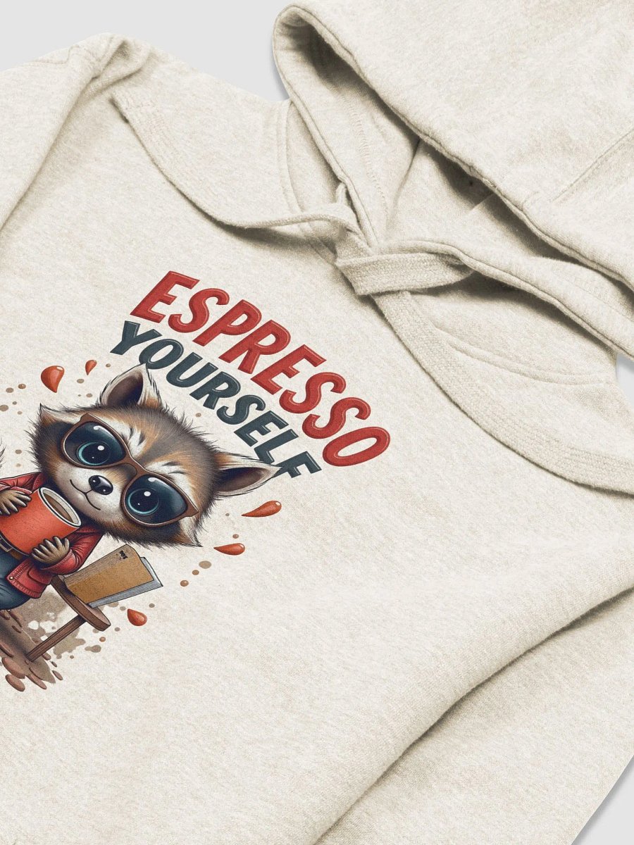 Espresso Yourself Raccoon Cafe Unisex Premium Hoodie product image (16)