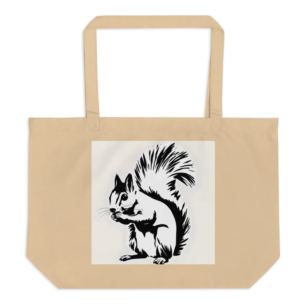 Stylish Squirrel Organic Tote Bag product image (1)