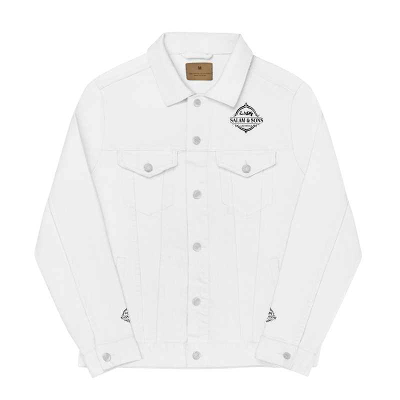 SALAM & SONS CHANDIWALE Official White Denim Jacket product image (5)