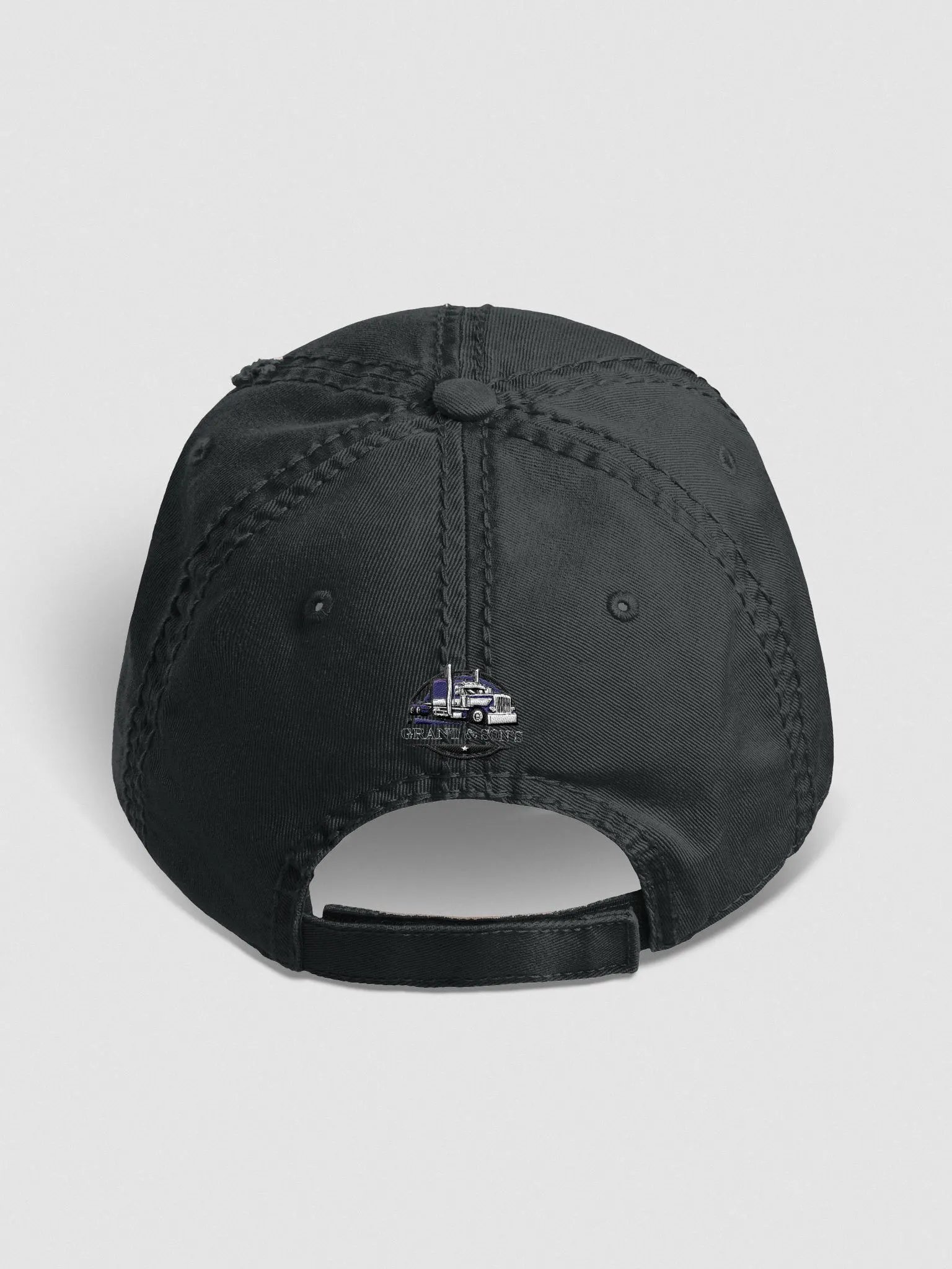 Grant & Son's Vintage Truck Emblem Distressed Dad Hat product image (8)