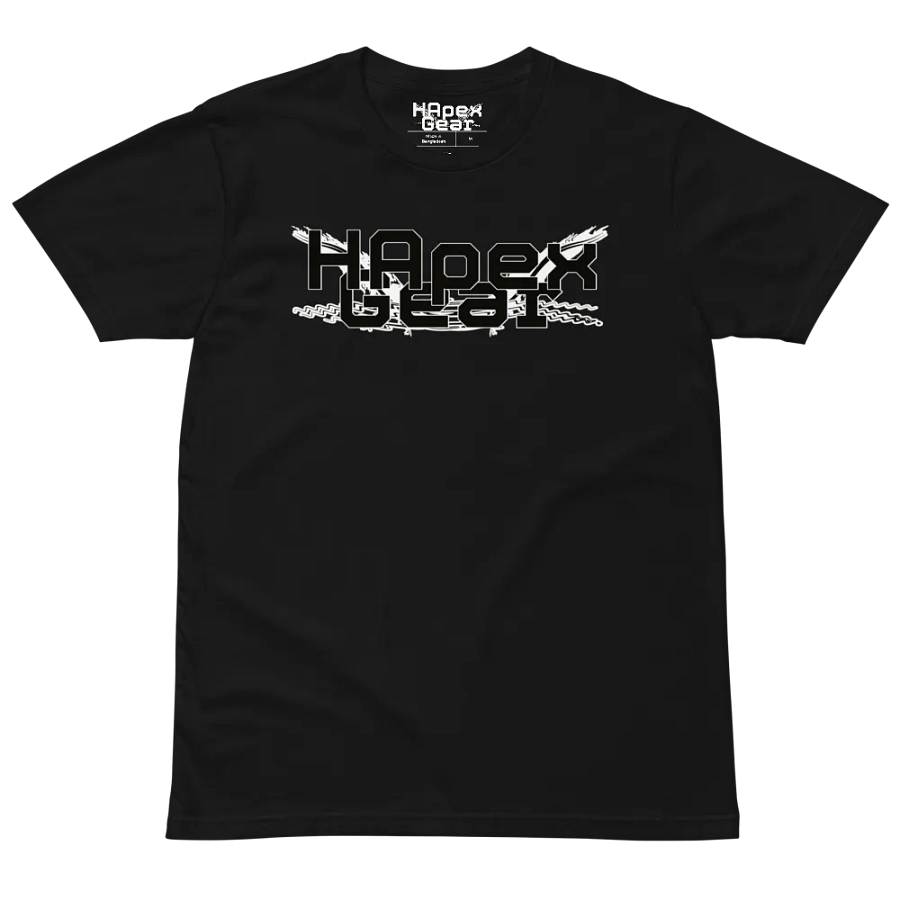 Unisex Premium T-Shirt - Print Embroidered Logo - Black HApex Gear Black Logo product image (10)