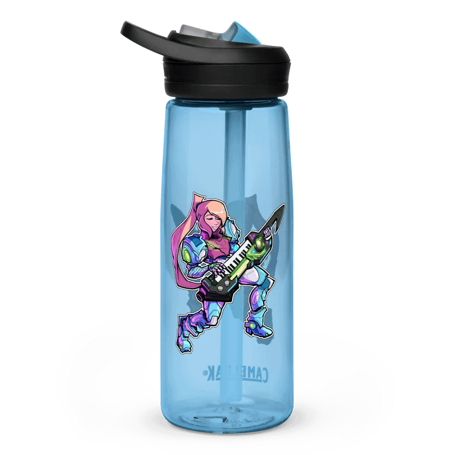She Plays The Keytar Water Bottle product image (7)