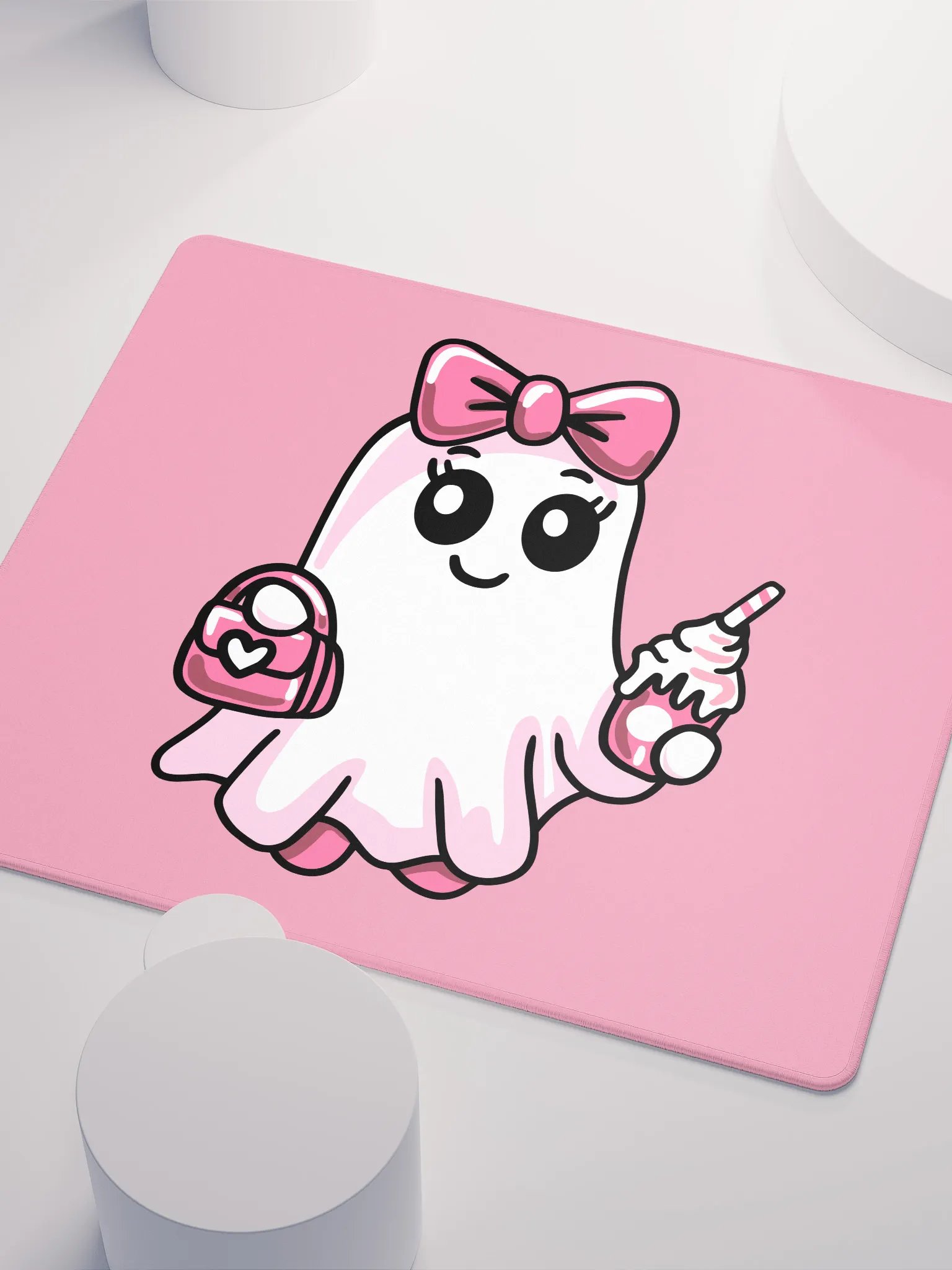 Cute Ghost Gaming Mouse Pad product image (4)