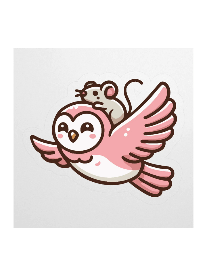 "Flying Friends" Sticker product image (2)