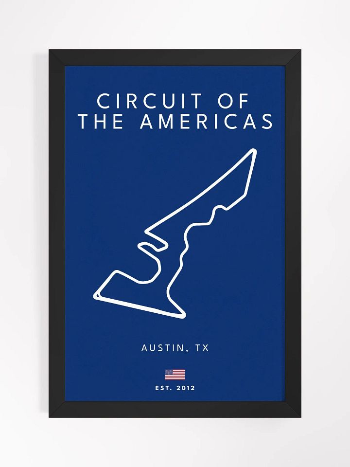 Circuit of The Americas Framed product image (1)