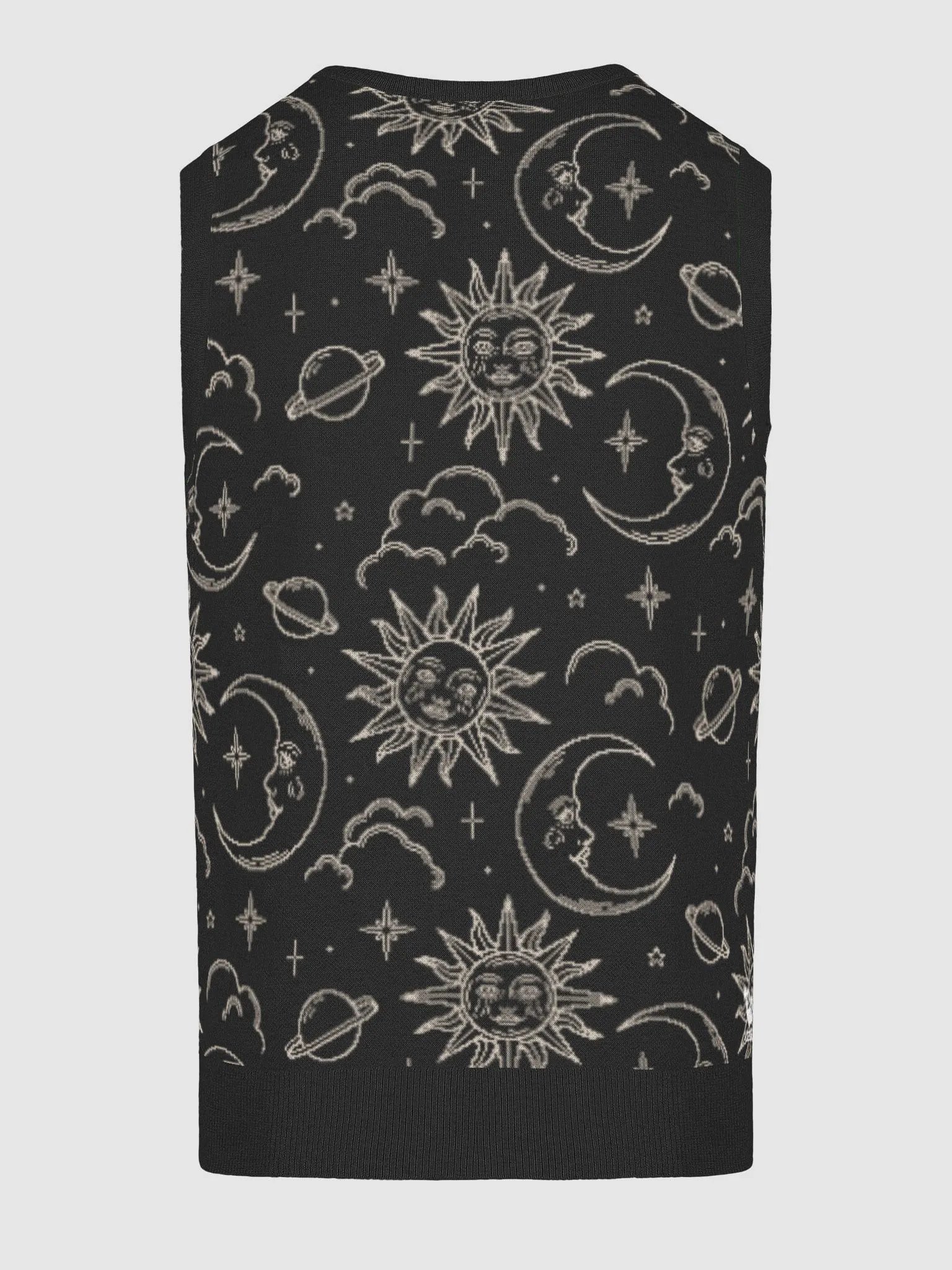 Celestial Knitted V-Neck Vest product image (17)