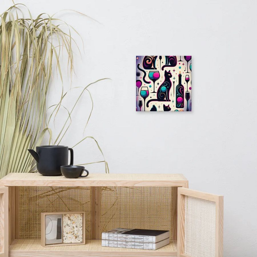 Canvas (in): Cats and Wine product image (9)