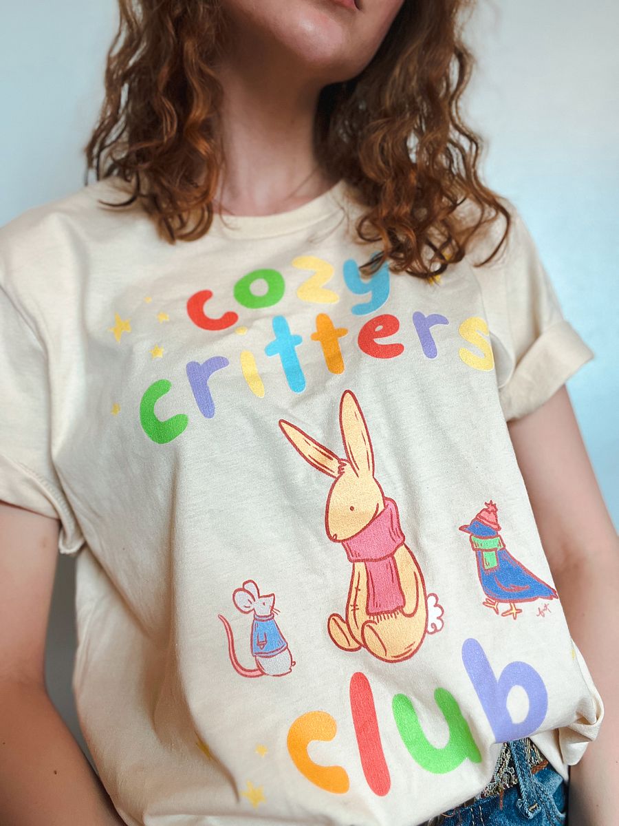 cozy critters club t-shirt product image (5)