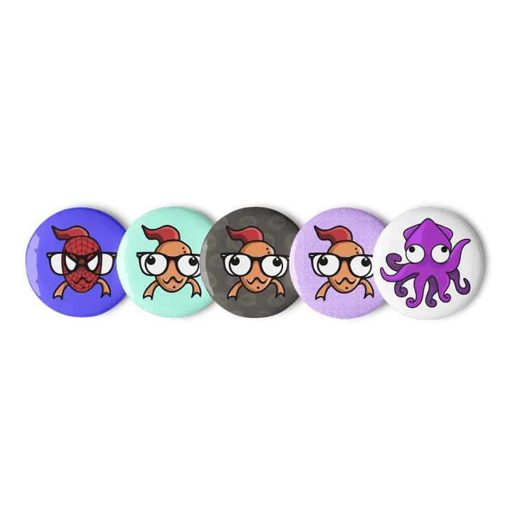 FEESH Logo Pin Set [5pk] product image (2)