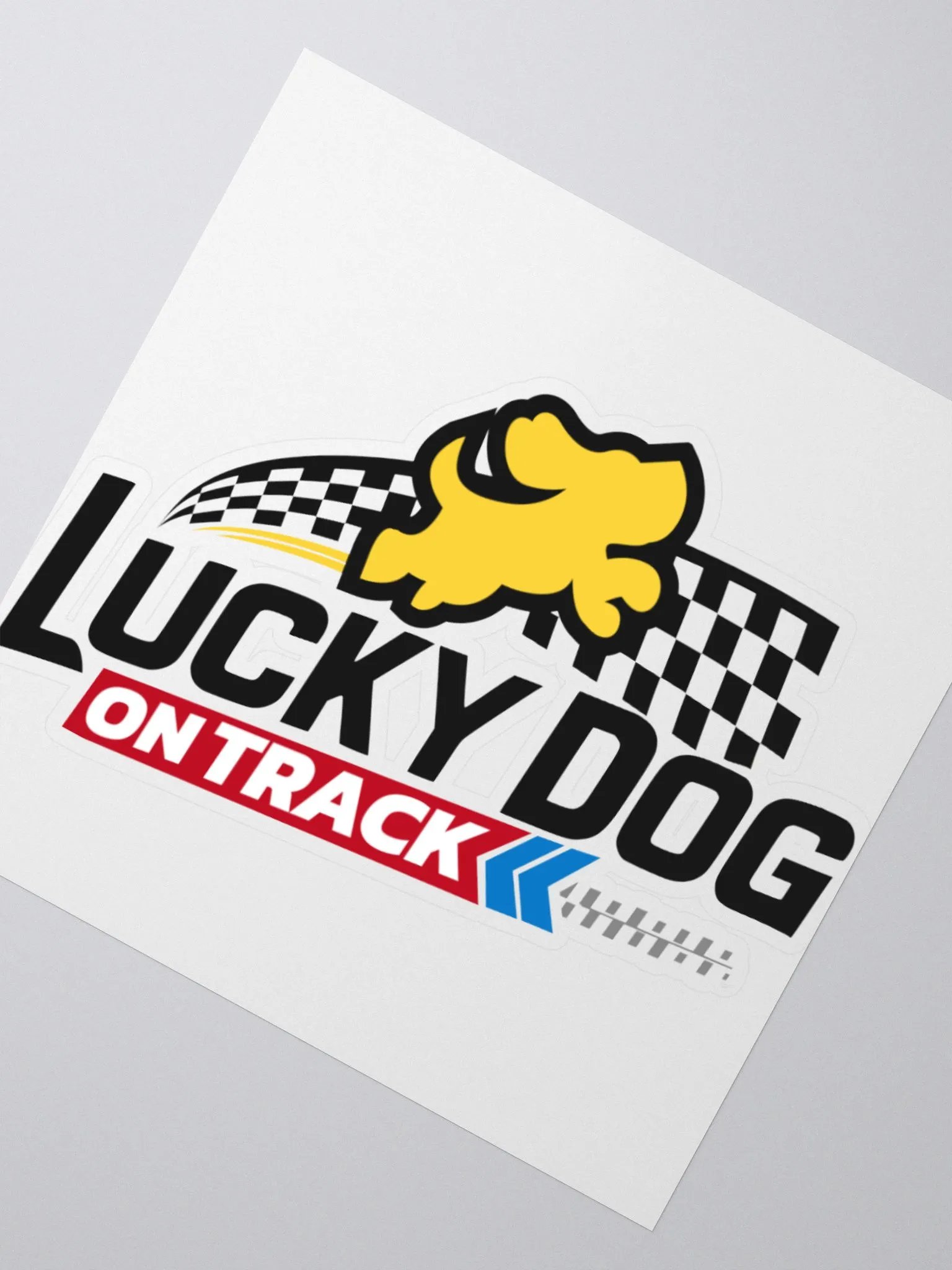 Lucky Dog On Track Stickers product image (2)