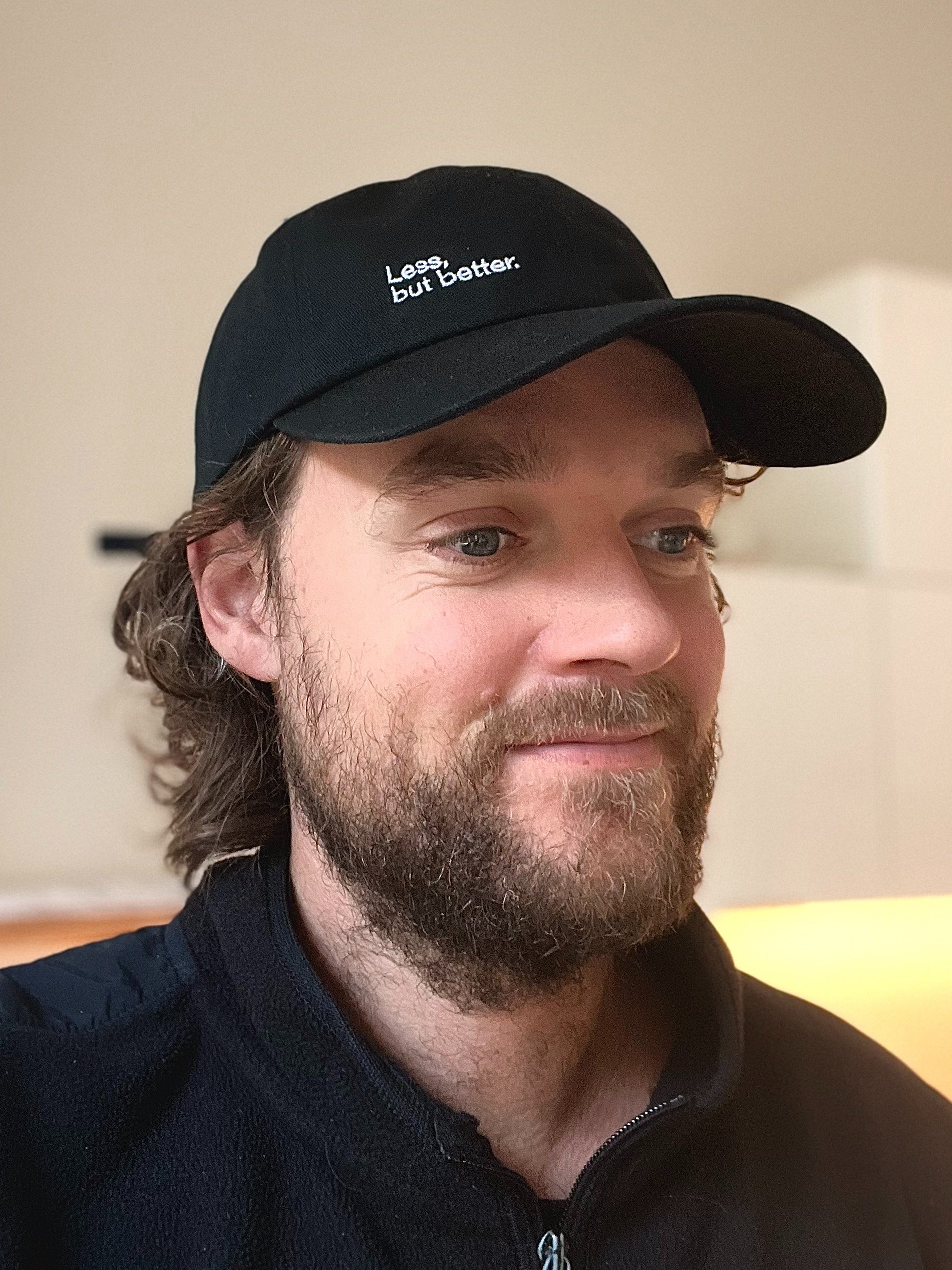 “Less, but better” Cap product image (1)