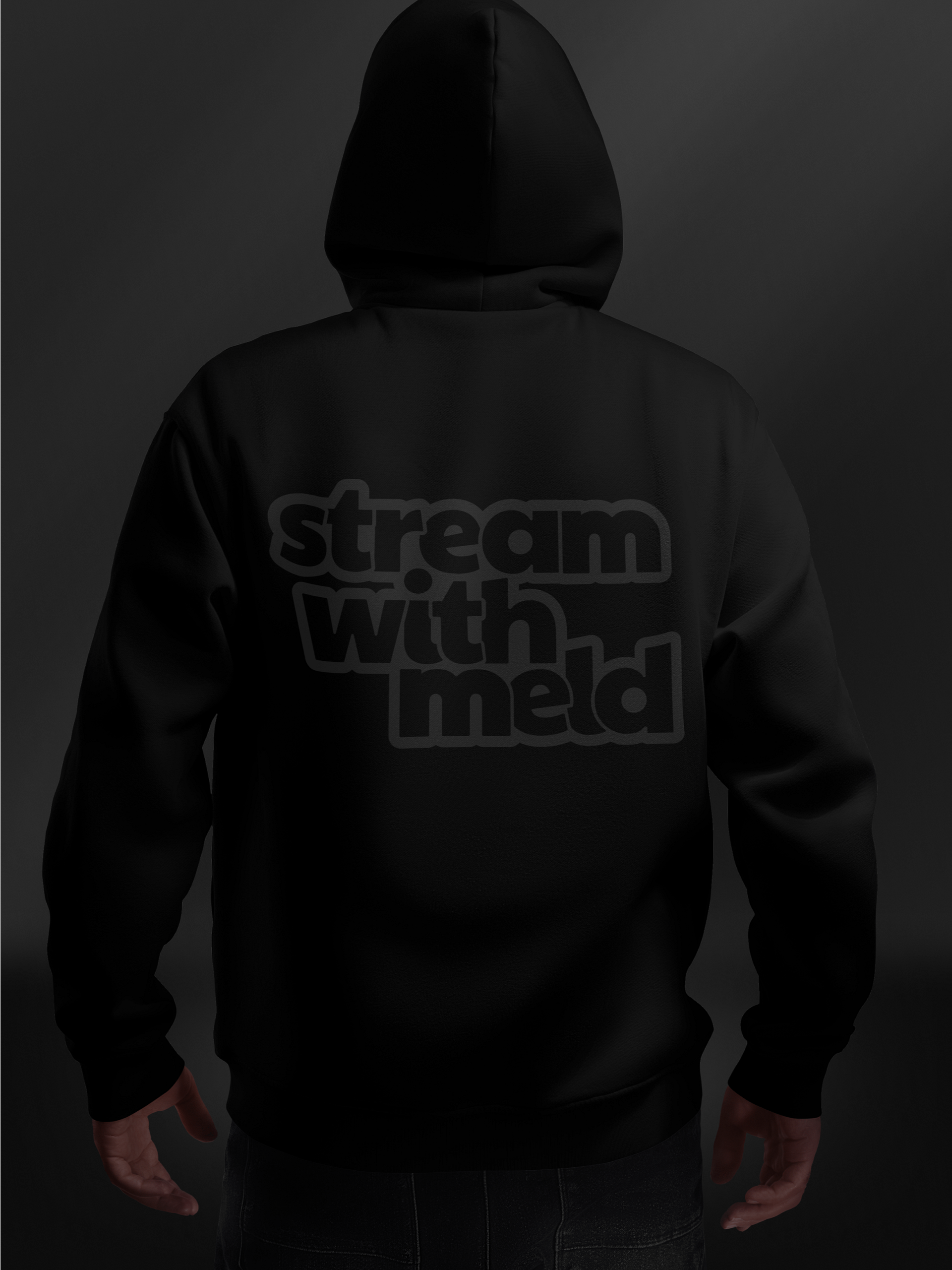 Monochrome Black Hoodie product image (8)
