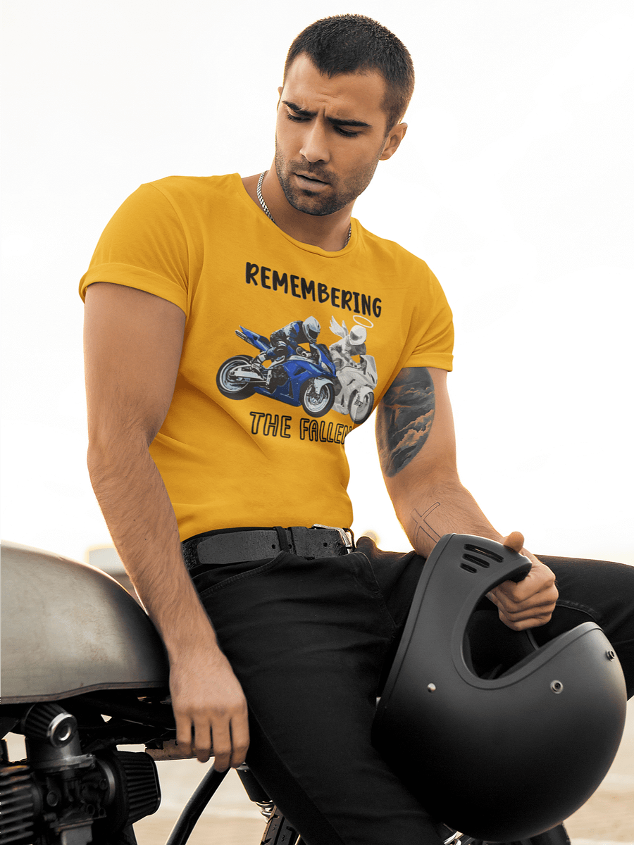 Remembering The Fallen (blue bike) T-Shirt product image (5)
