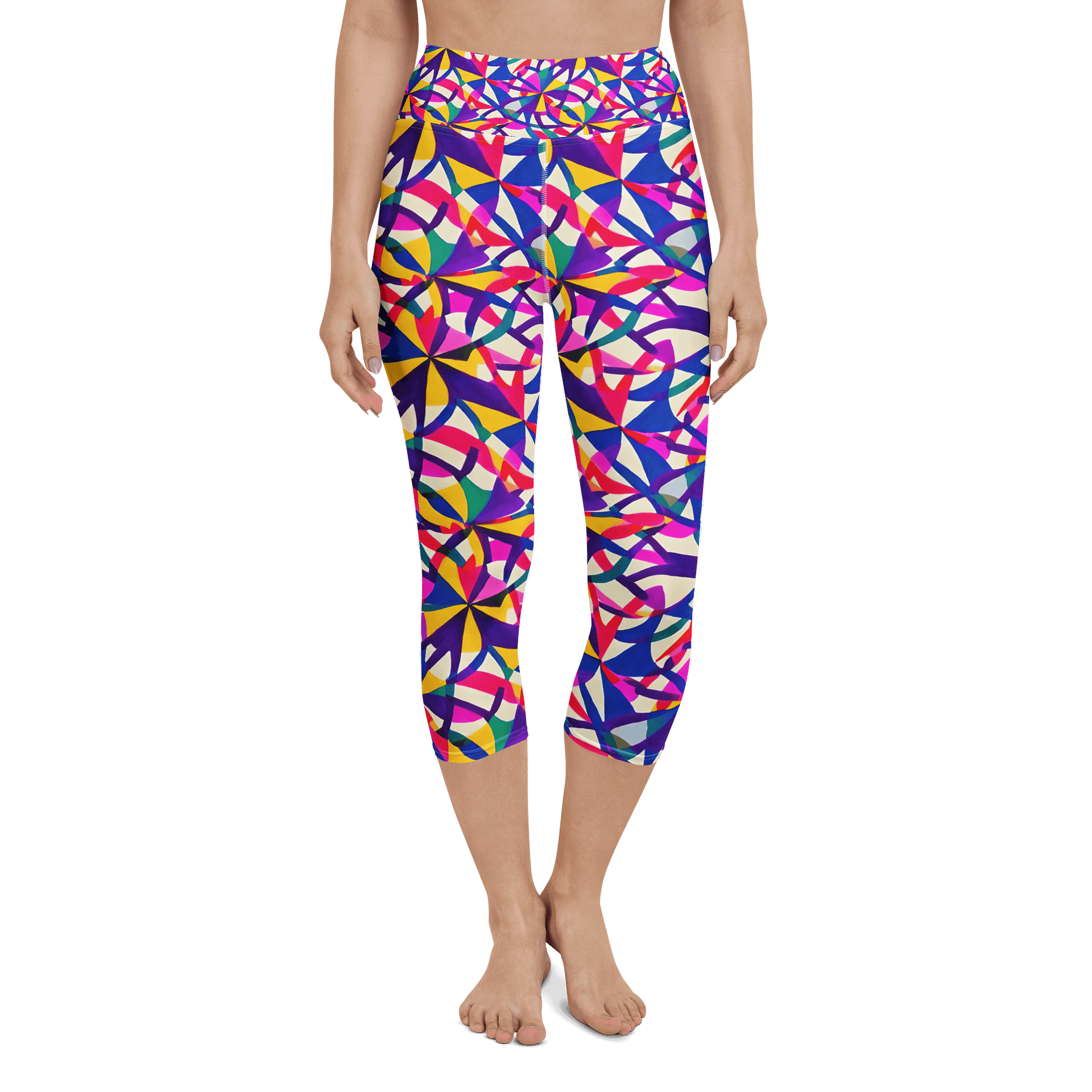 Ranbow Shapes Capri Leggings product image (4)