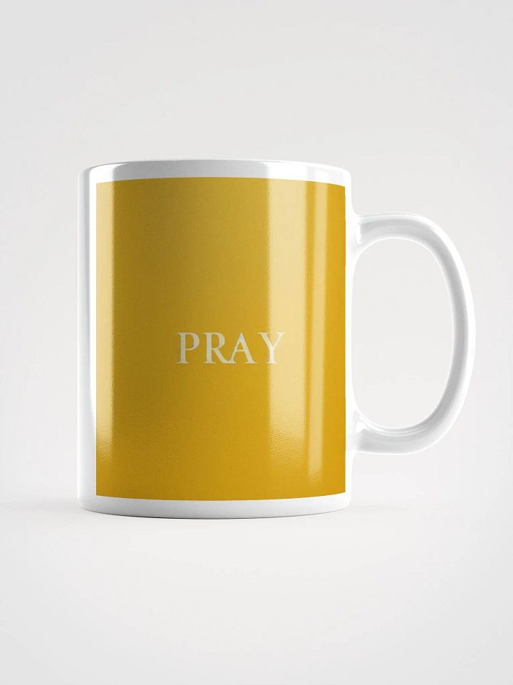 Yellow Pray Mug product image (1)