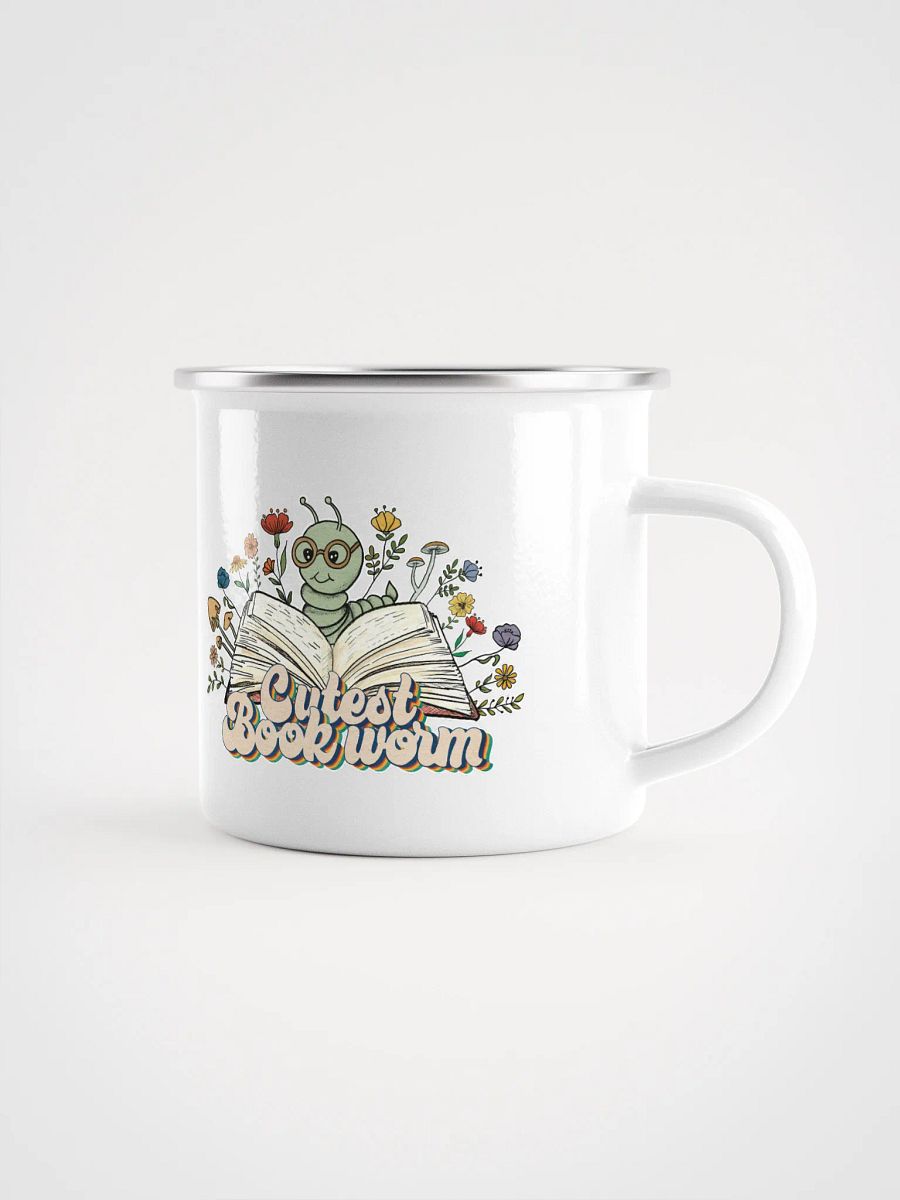 Enamel Camping Mug for Book Lovers product image (2)
