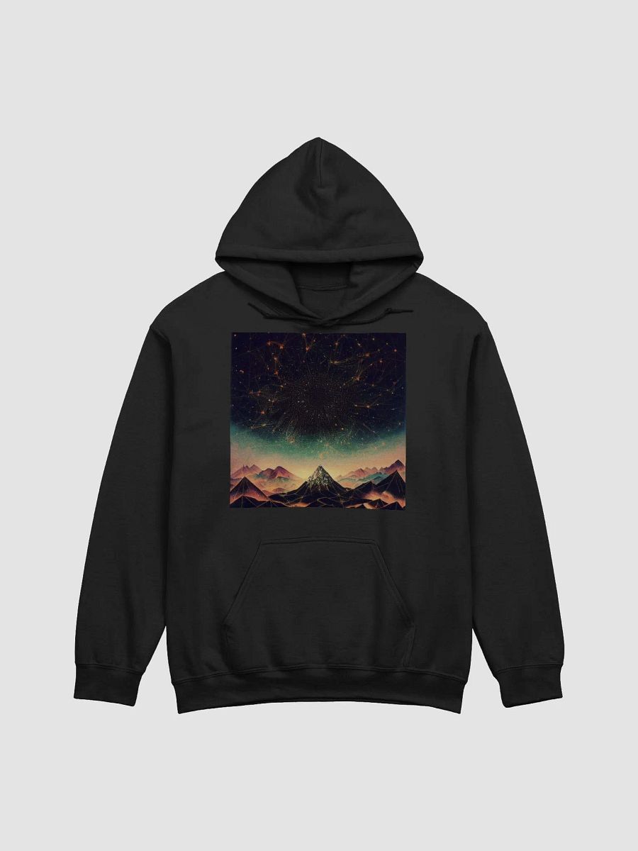 Cosmic Mountain Night Hoodie product image (1)