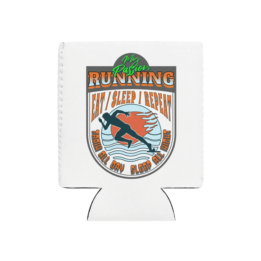 My Passion Running Shield Sunset Can Cooler product image (1)