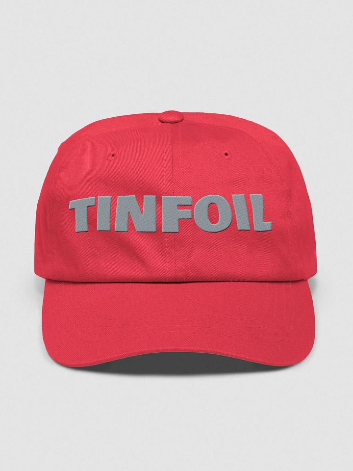 Tinfoil Hat - Gray On Red product image (1)