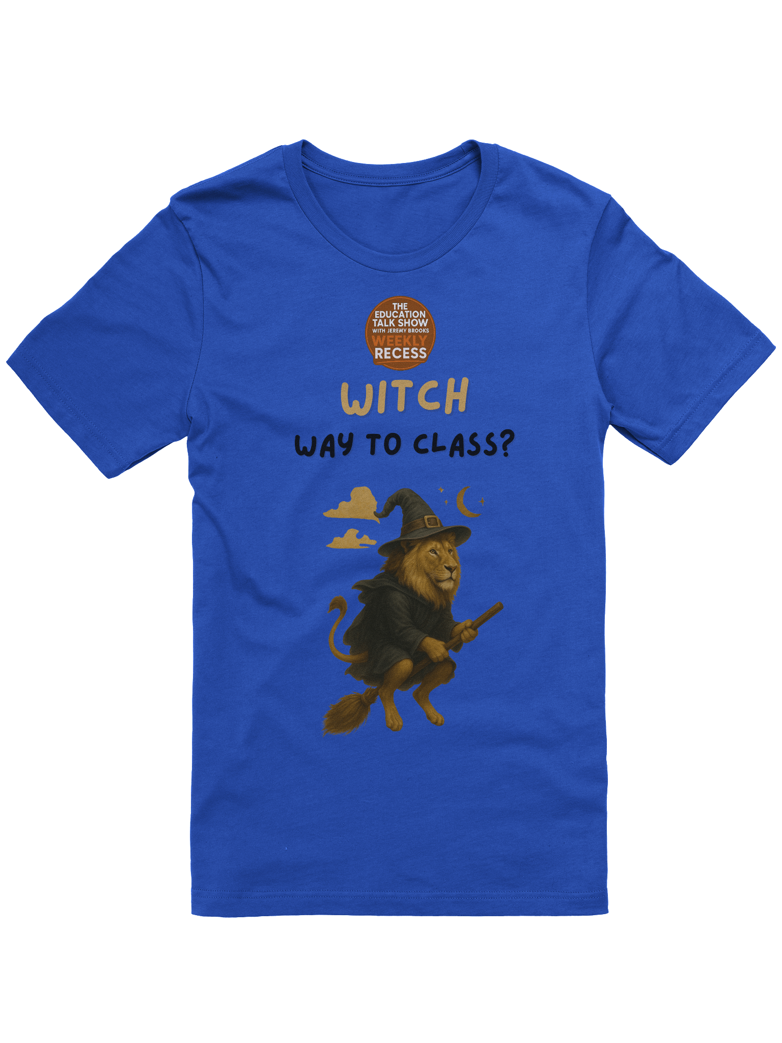 Witch Way to Class? – Halloween Lion Witch Tee product image (1)