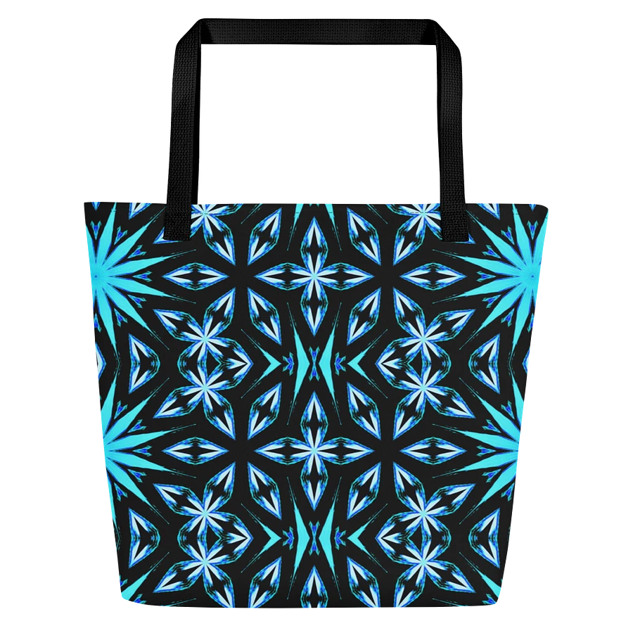 Abstract Floral Stars Repeating Pattern Tote Bag product image (2)