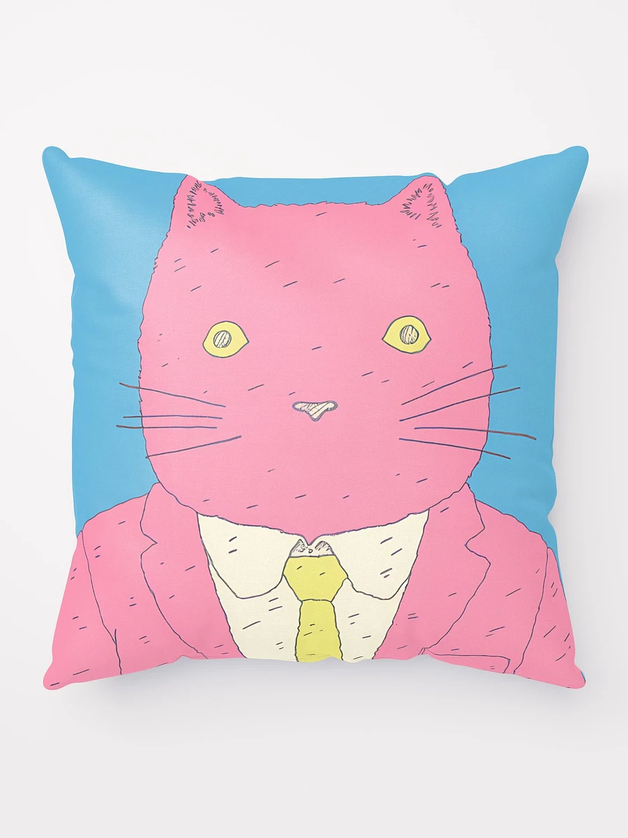 Mr. Whisker's Enterprise: The Pensive Professional Pillow product image (9)