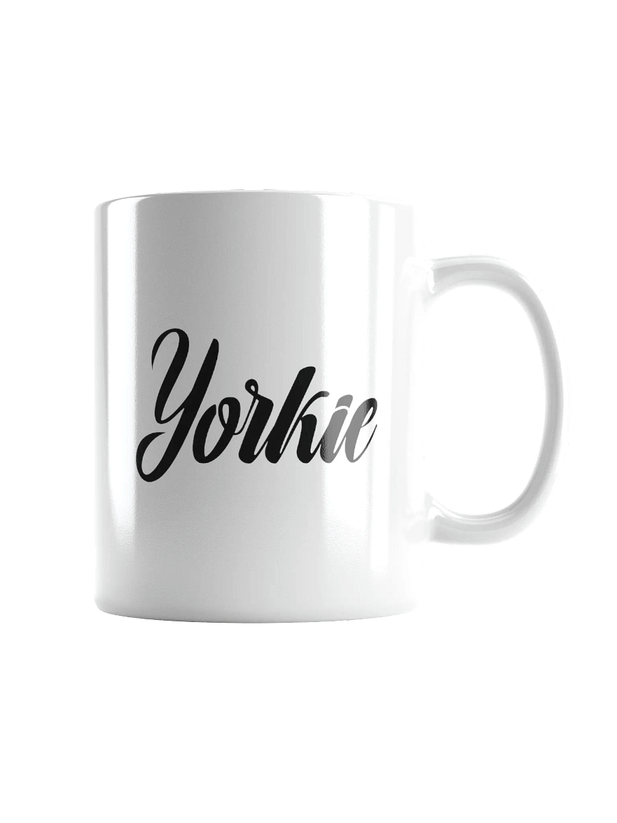 Yorkie Fancy Script Minimalist Chic Mug product image (2)