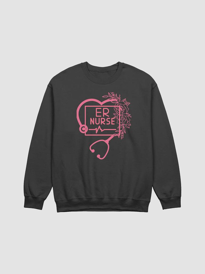 Heartfelt ER Nurse Crewneck Sweatshirt product image (7)