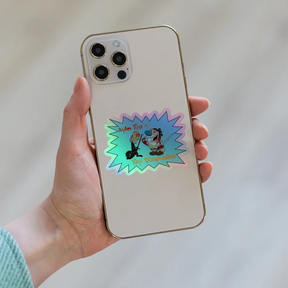 Kylo Ren & Rey Stimpwalker Holo Sticker product image (8)