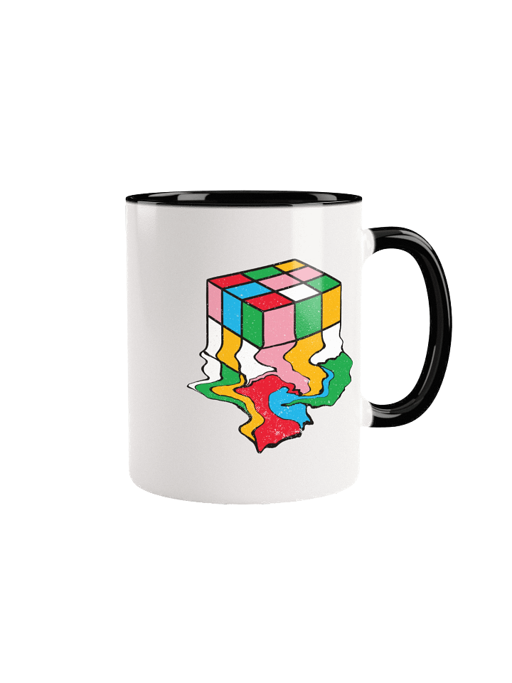 Melting Cube White Mug - Double Sided Print product image (1)