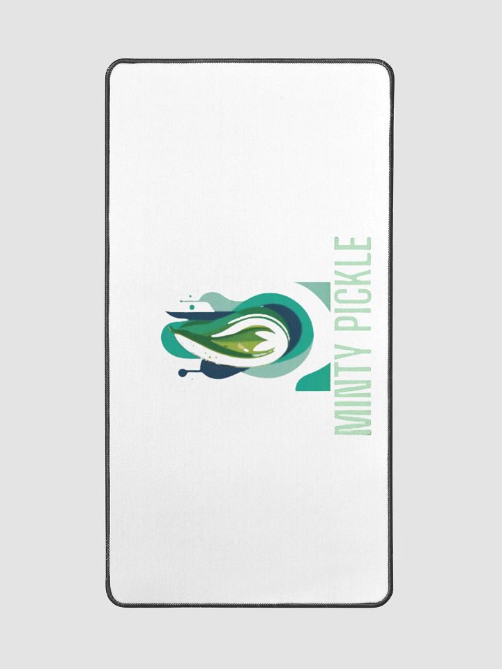 Mintypickle White Desk Mat product image (2)