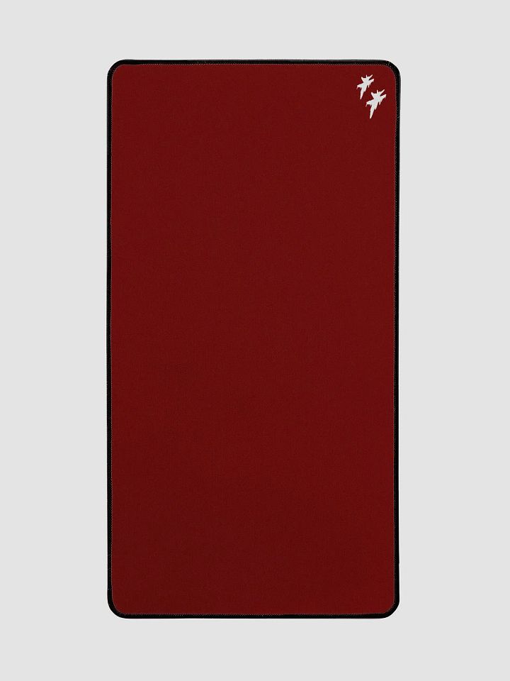 Twin Hornets Logo Desk Mat, Red product image (2)
