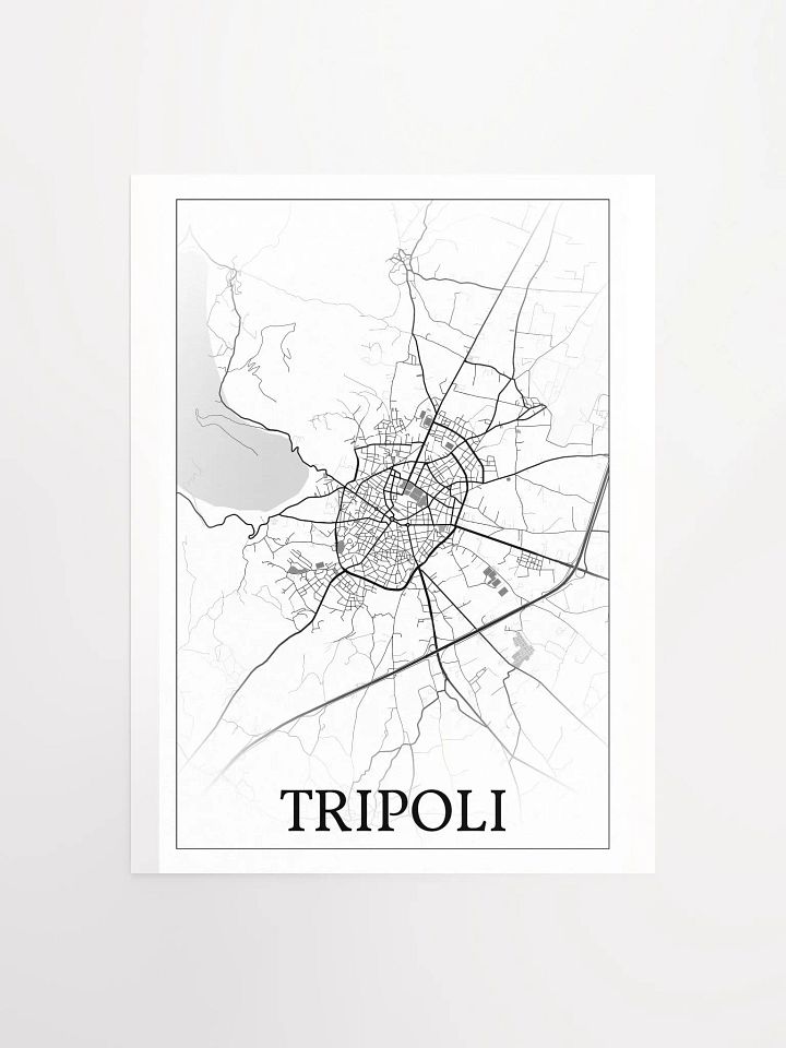 Tripoli, Greece, city map print product image (4)