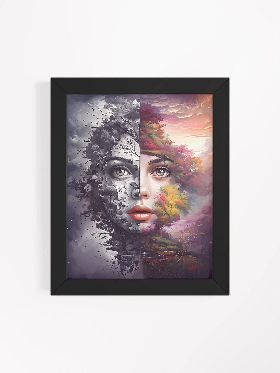 Metamorphosis Split-Face Framed Poster product image (5)