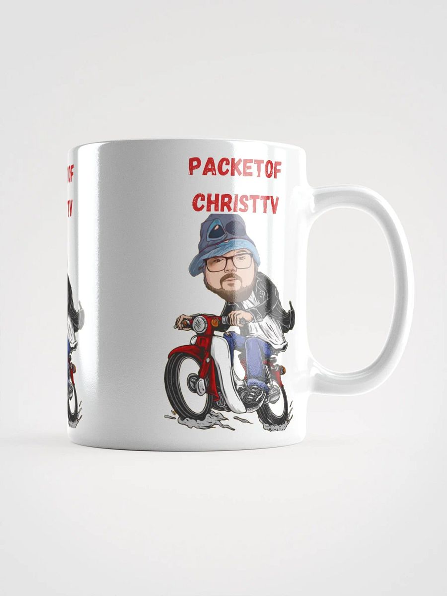 Chris on a bike! mug! product image (1)