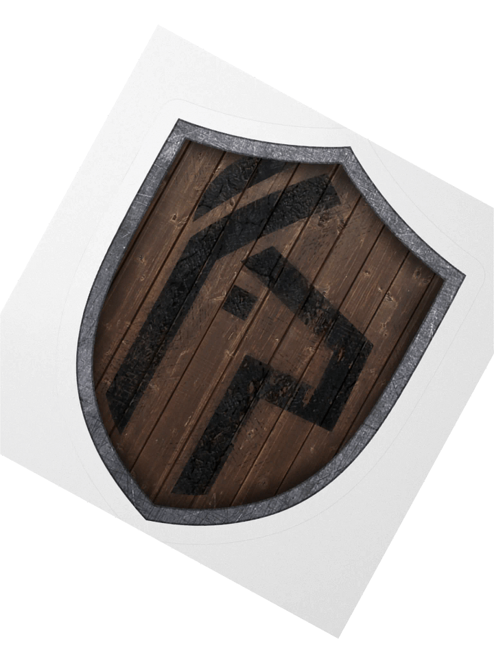 MrLlamaSC Shield Sticker product image (2)