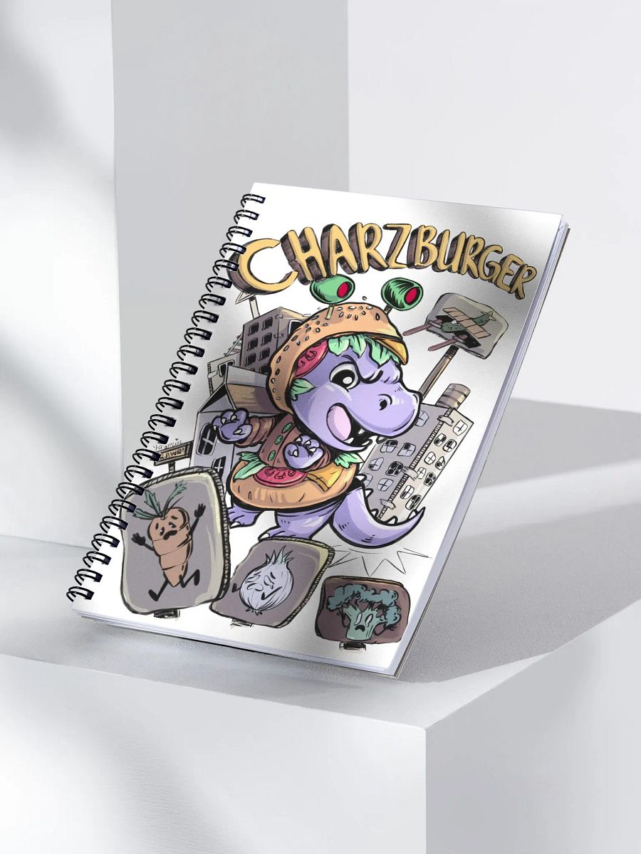 Dinosaur Hamburger Rampage Notebook – A Whimsical Adventure product image (3)