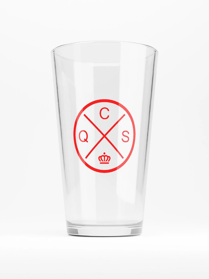 Red Logo Pint Glass product image (1)