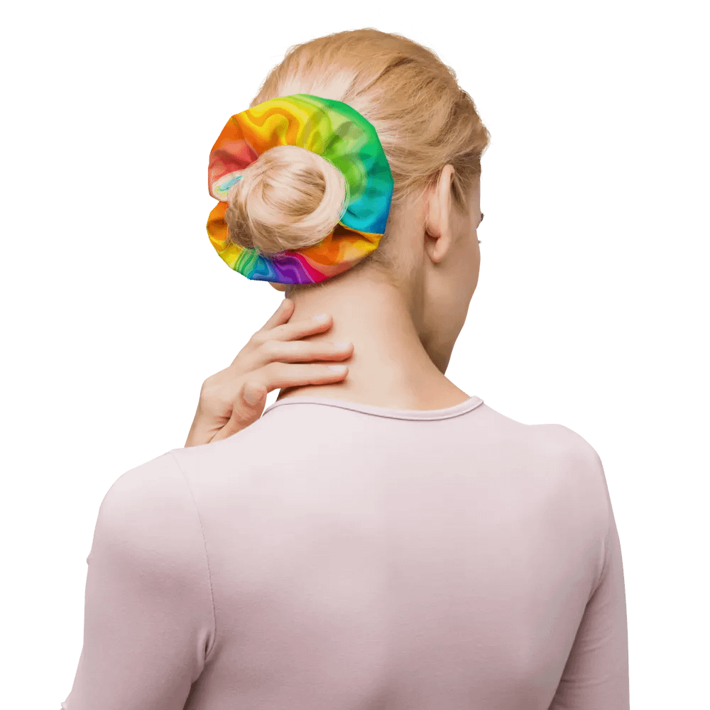 Rainbow Swirl All-Over Scrunchie product image (3)
