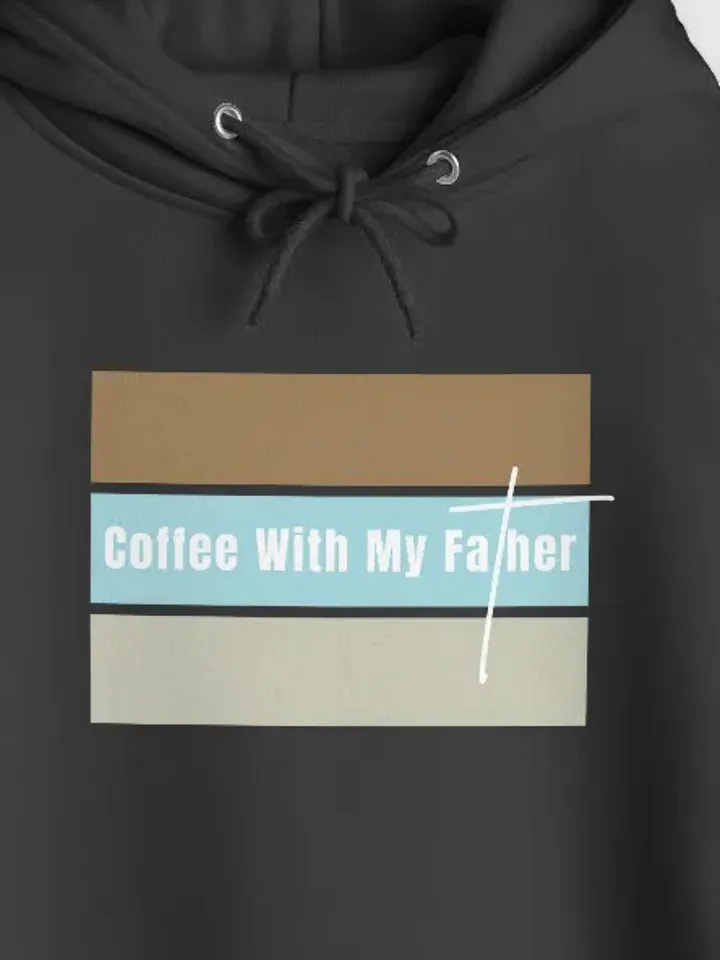 "Coffee With My Father" Block Hoodie product image (2)