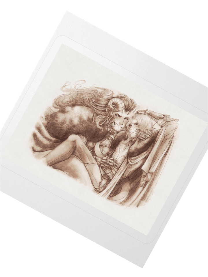Melkor and Mairon - sticker product image (6)
