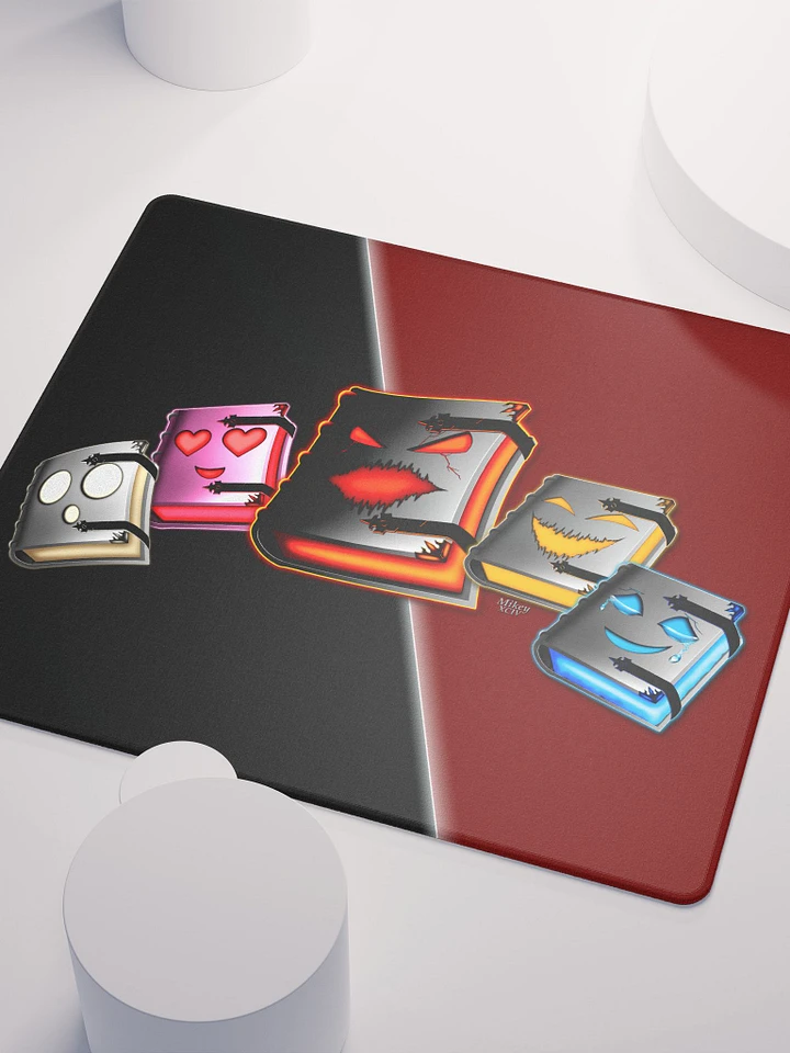 Emotionally Booked Gaming Mouse Pad - 18″×16″, 36″×18″ product image (2)