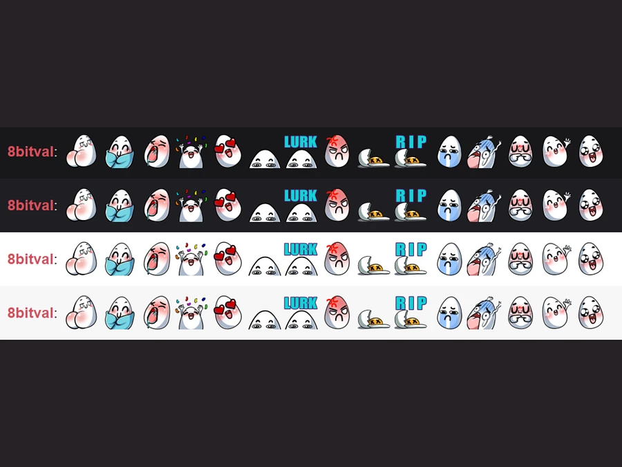 Egg Emote Bundle product image (2)