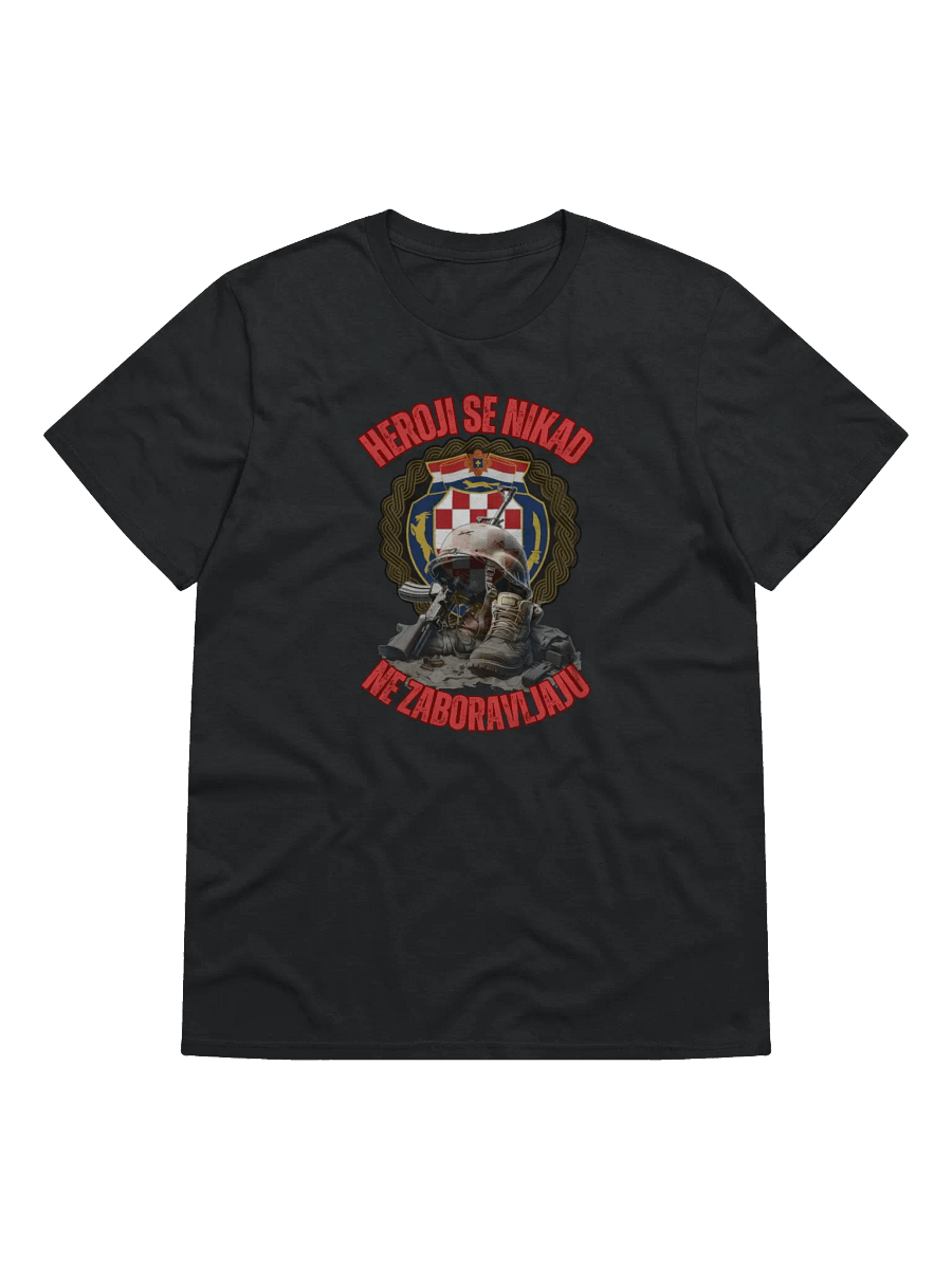 Memorial Crest Military Heroji se nikad ne zaboravljaju T-Shirt product image (3)