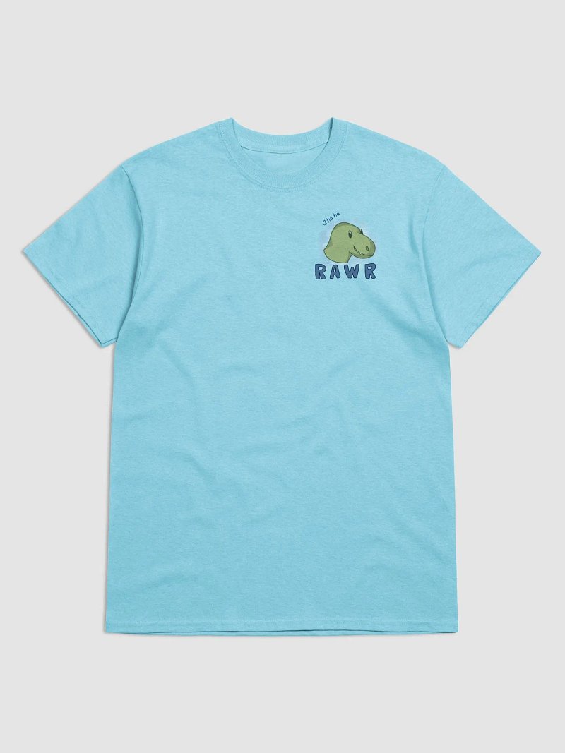 "ahaha RAWR" t-rex tee