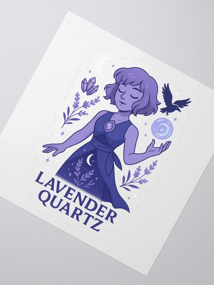 Crystal Gem: Lavender Quartz Sticker product image (6)